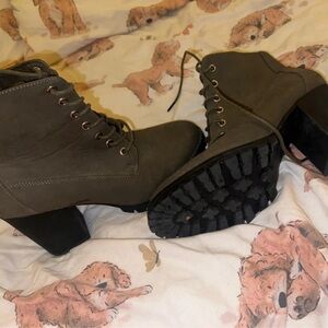 New Look Women's Heeled Boots - Dark Gray